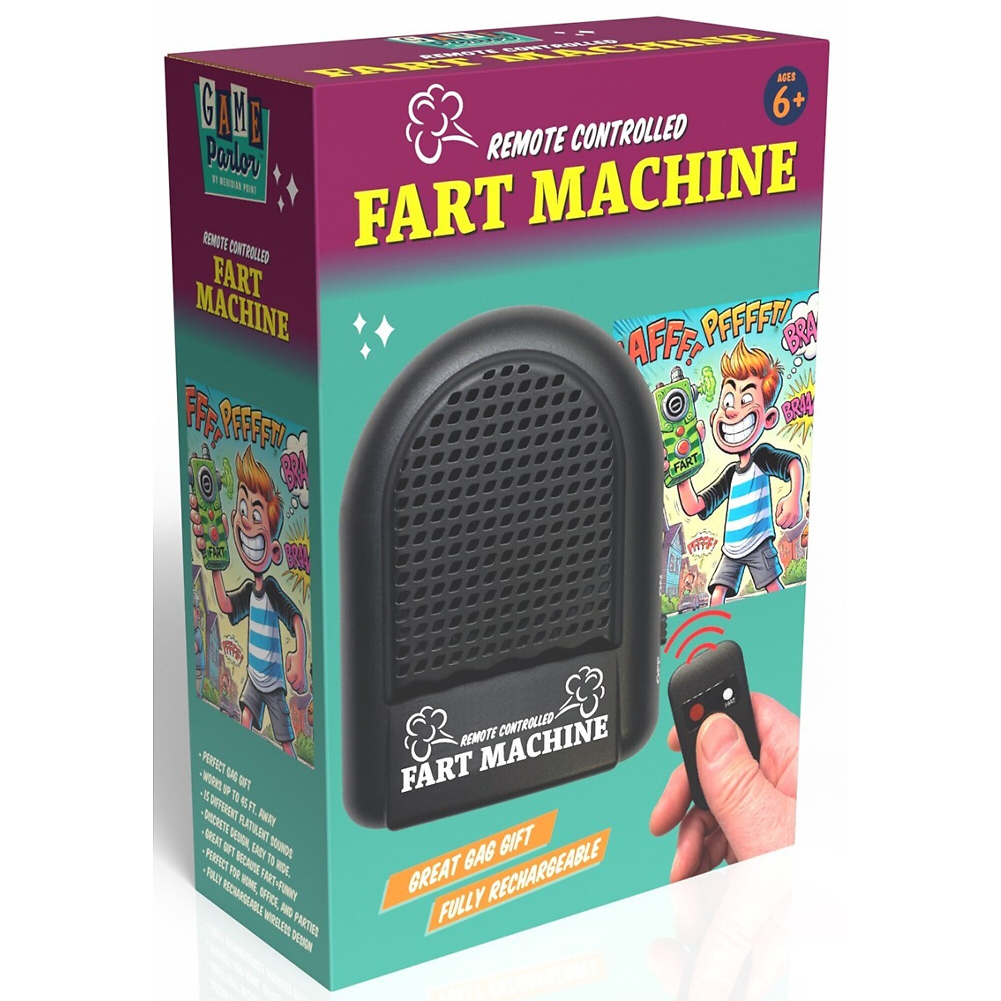 Remote Controlled Fart Machine, Rechargeable, 45ft. Range, Model #FM-12-4929